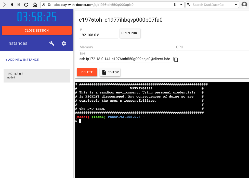 Play with Docker 