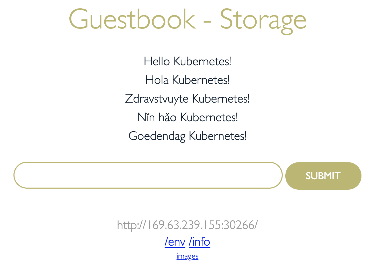 Guestbook entries