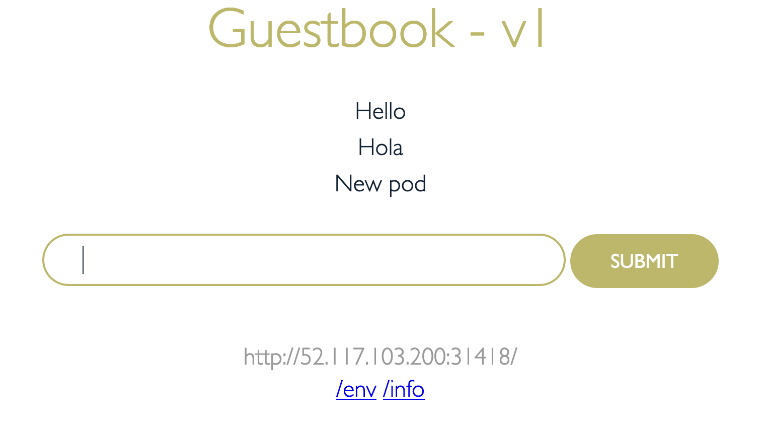 new pod